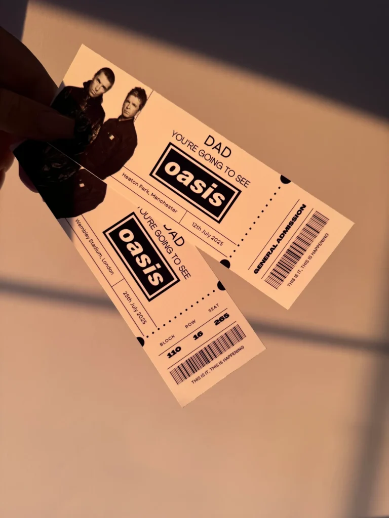 Tickets hard copy