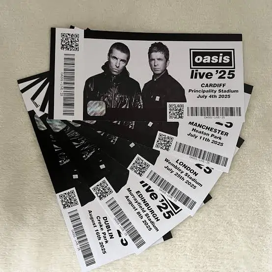 Oasis Tickets Live' 27